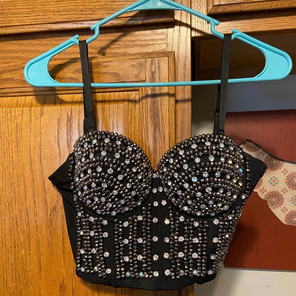 Rhinestone Top - image 1